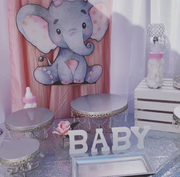 Girl Elephant Baby Shower Dessert Table Set Up Candy Bar Baby Shower For Sale In Paramount Ca Offerup