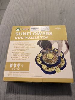 KADTC Sunflowers Dog Puzzle Toy