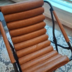 Faux Leather Chair