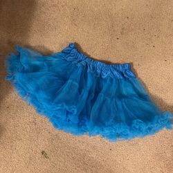 Small Blue Tutu Skirt Costume 