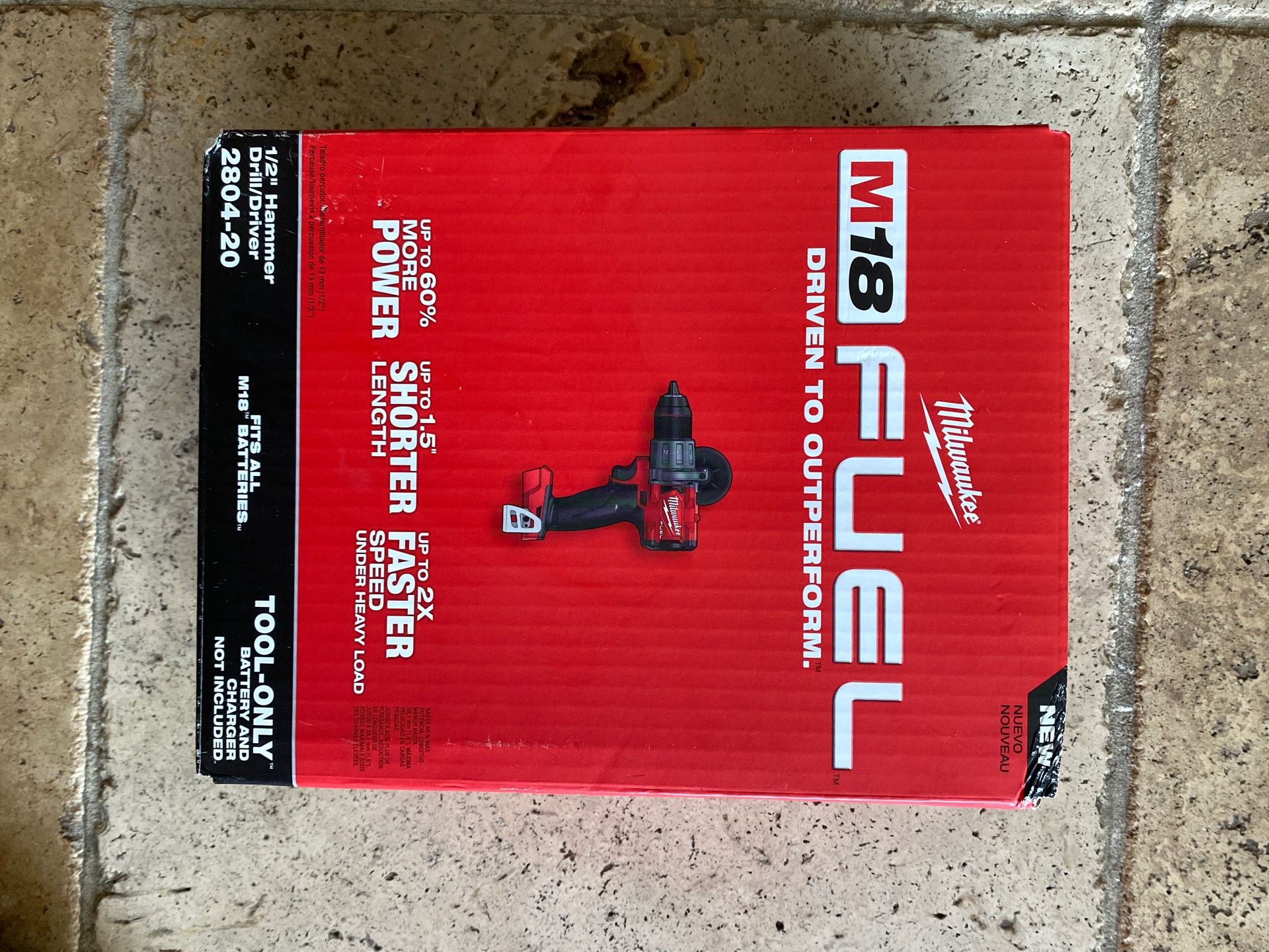 Milwaukee 1/2” hammer drill new in box