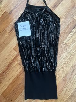 Black Top Or A Mini Dress