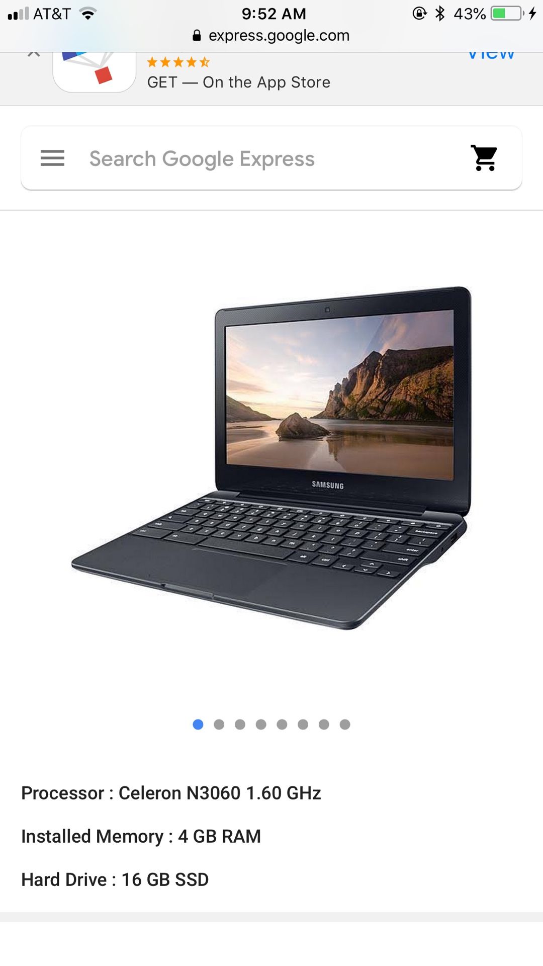 Samsung Google Chromebook 3