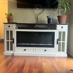 Fire Place Tv Stand 