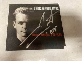 Christopher Titus 2008 Signed CD - Norman Rockwell Is Bleeding 
