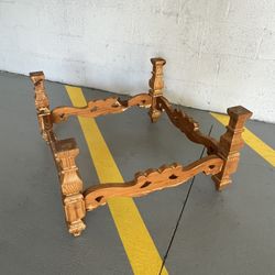 Wood Coffee Table Base (No Top) 29.5”x29.5”xH16.5”