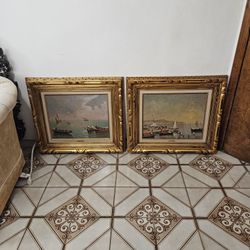 2 Vintage Italian Paintings