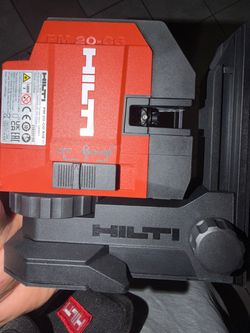 Hilti plum and line laser
