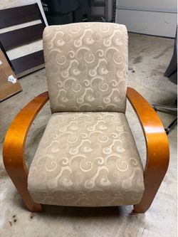 Tan and Brown large chair