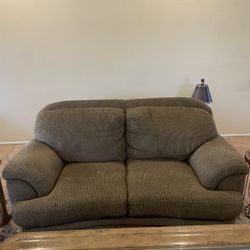Small Sofa, Armchair And Ottoman