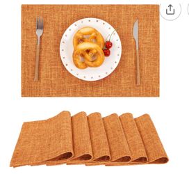 New Fabric Cloth Placemats. Set Of 6