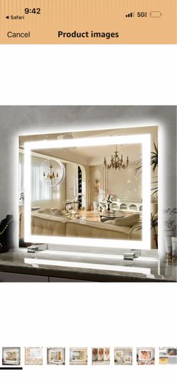 Large LED Lighted Vanity Mirror