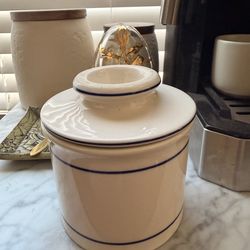 Vintage French butter keeper