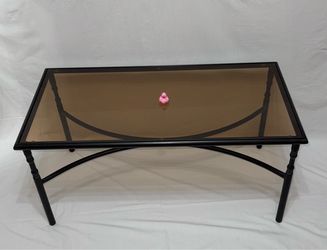 Martha Stewart Coffee Table (metal & glass)
