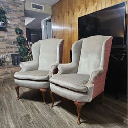 Antique Pink Matching Chairs