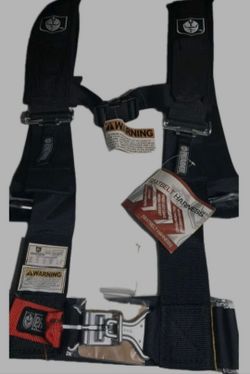 Pro Armor A114230 4Pt Harness Black New