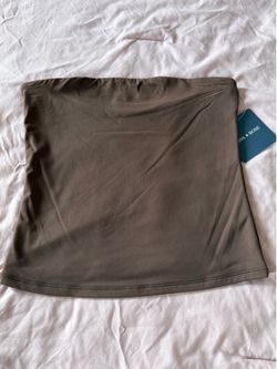 Brown tube top