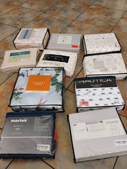 Brand new bed sheets ...queen ...full ..twin ....10 doll ..2 for 15 ...3 for 20 hurry selling fast