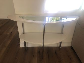 Modern white stand