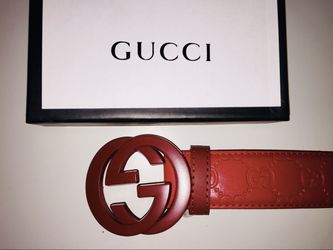 Gucci Gg Reversible Marmont Wide Belt Unisex