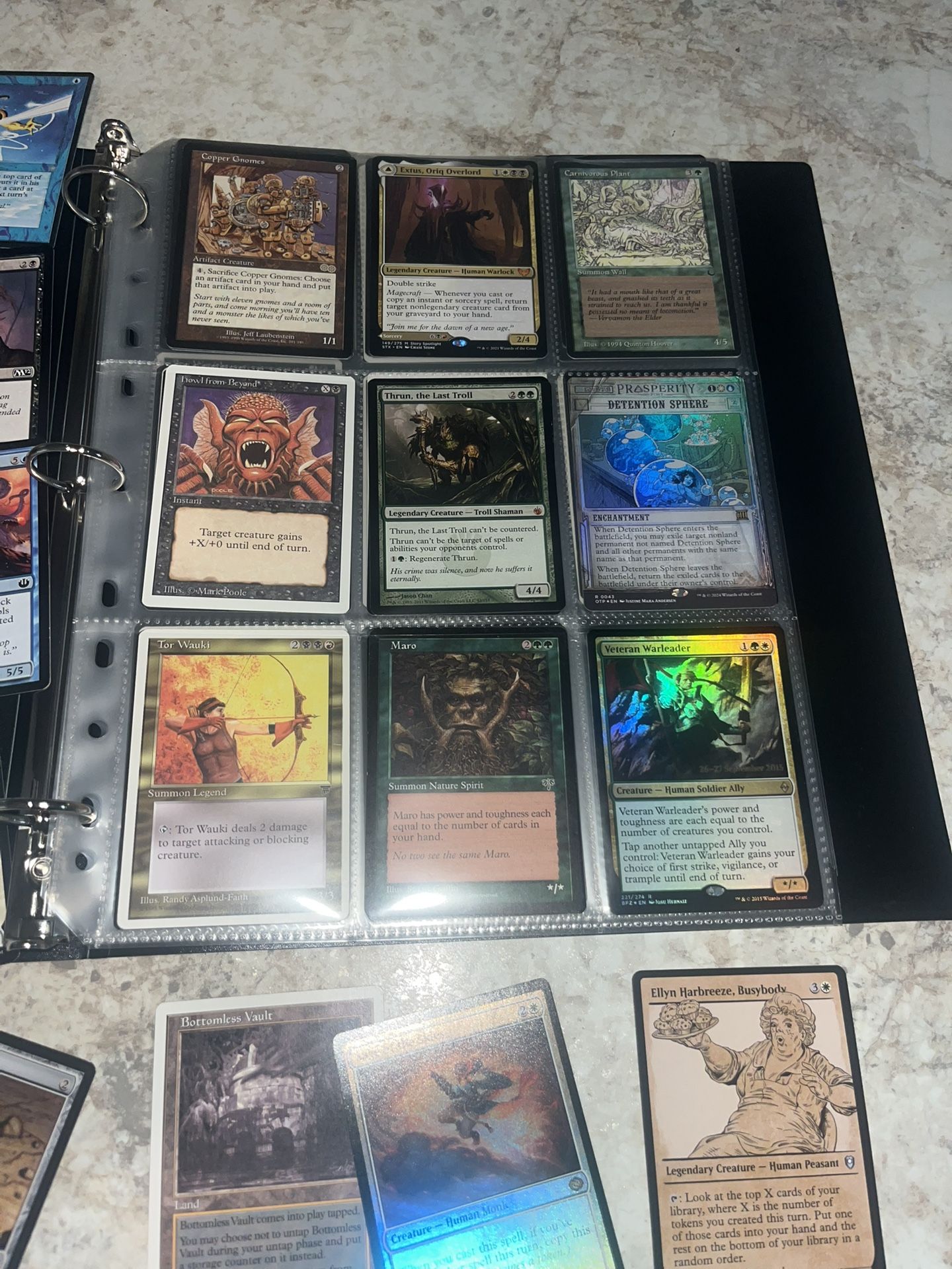 MTG Binder Magic the gathering Collection - Mythics /Vintage/Rares / Foils+Stack