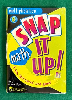 Snap It Up! Multiplication Math Card Game - Complete