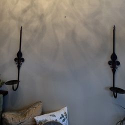 Wrought Iron Wall Sconces 