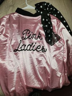 Halloween PINK LADIES JACKET AND SCARF