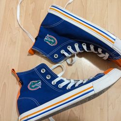 UF Florida Gators Men's Size 8 M Canvas Hi Top Shoe Sneaker  Equivalent To Women's 10