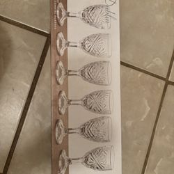 Crystal Cordial Glasses