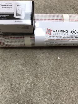 Electric Infloor Heating System w/ Thermostat