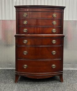 Vintage Solid Hardwood Bert Lansman & Son Tall Dresser Free Delivery 🚚 NYC & NJ