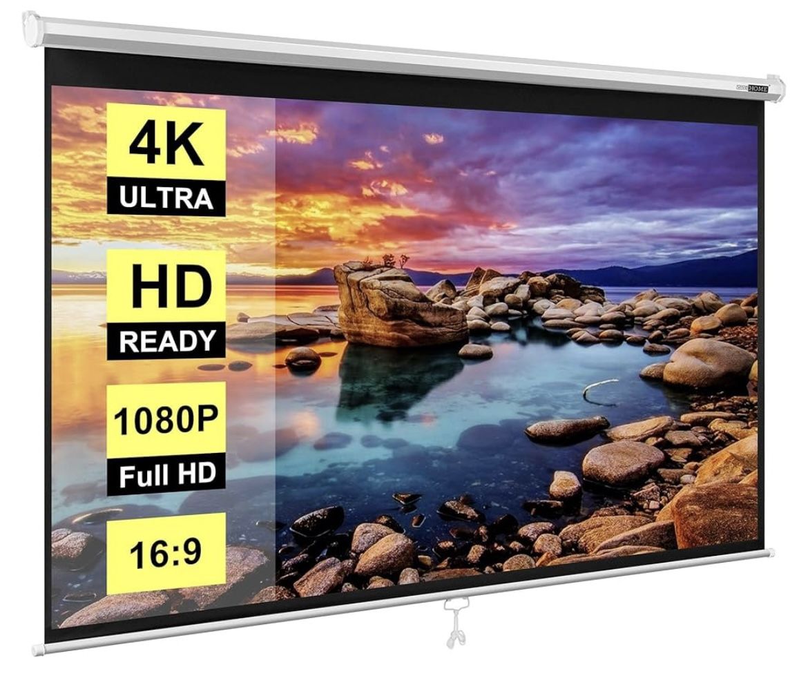 VivoHome 100” Manual Pull Down Projector for Sale in Stuart, FL OfferUp