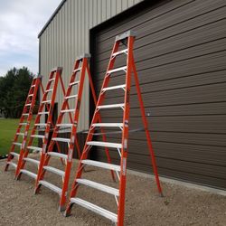 Louisville 10 Foot 3 Leg Legged tripod Orchard Step Ladder Stepladder 