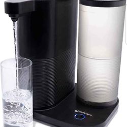 Clean Water Machine - Countertop Water Filter System for Drinking Water - Removes 97% of Chlorine from Tap Water - Compact Water Filtration