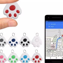 2 Pack - Paw GPS Tracker Bluetooth Key Finder Two Way Locator Devices