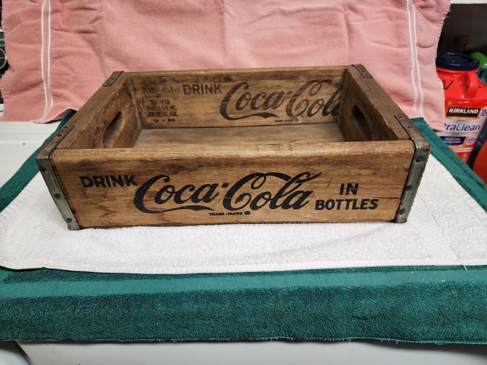 Vintage Coca-Cola Wood Case