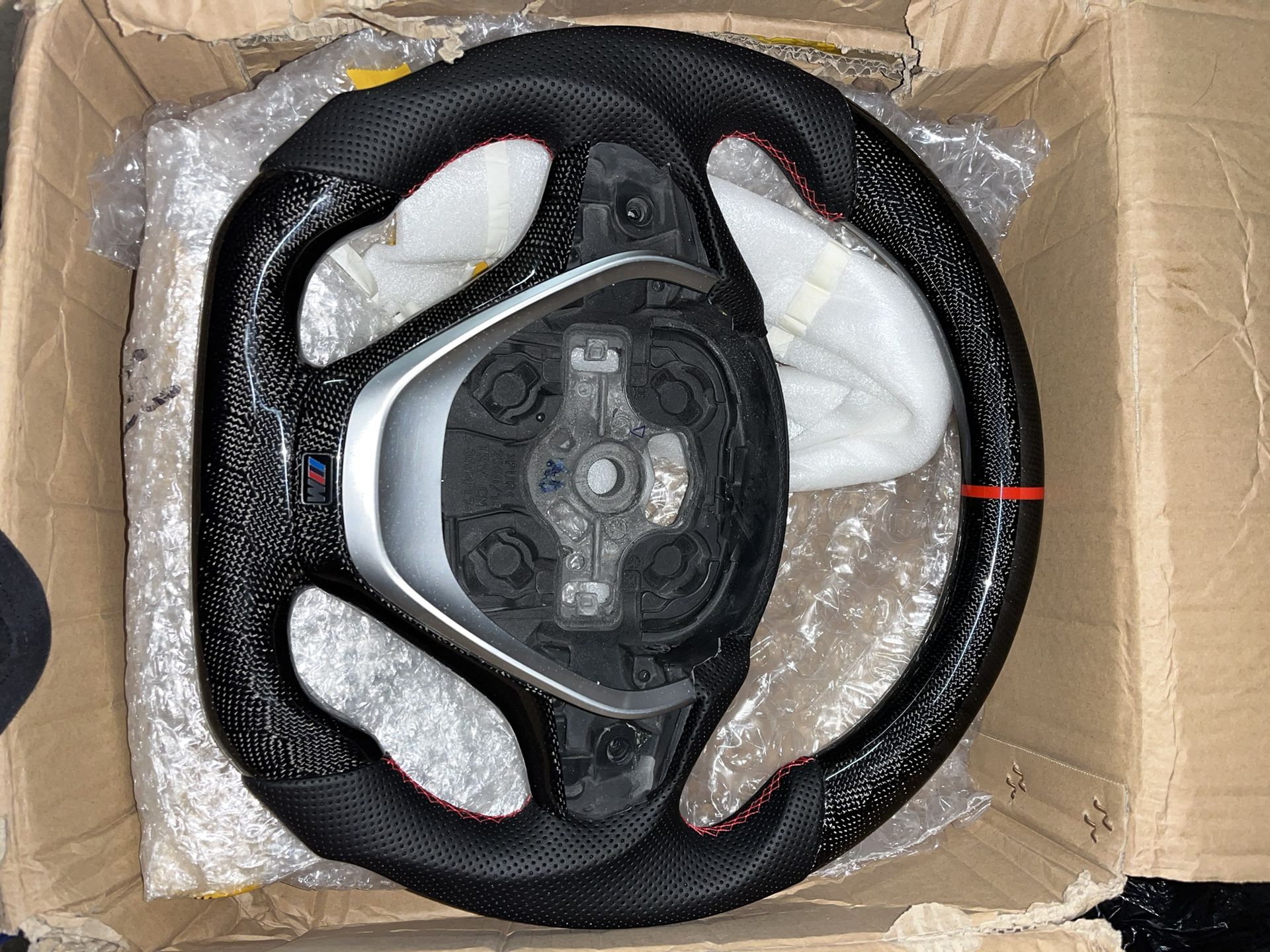 carbon fiber bmw steering wheel