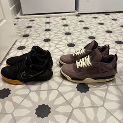 Kobe 4 Snakeskin 7.5 & 9.5 Jordan Retro 4 A Ma Maniere