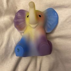 Fenton Opal Satin Tye Dye Elephant 
