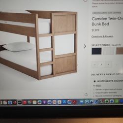 Pottery Barn Bunkbeds Camden Low Profile