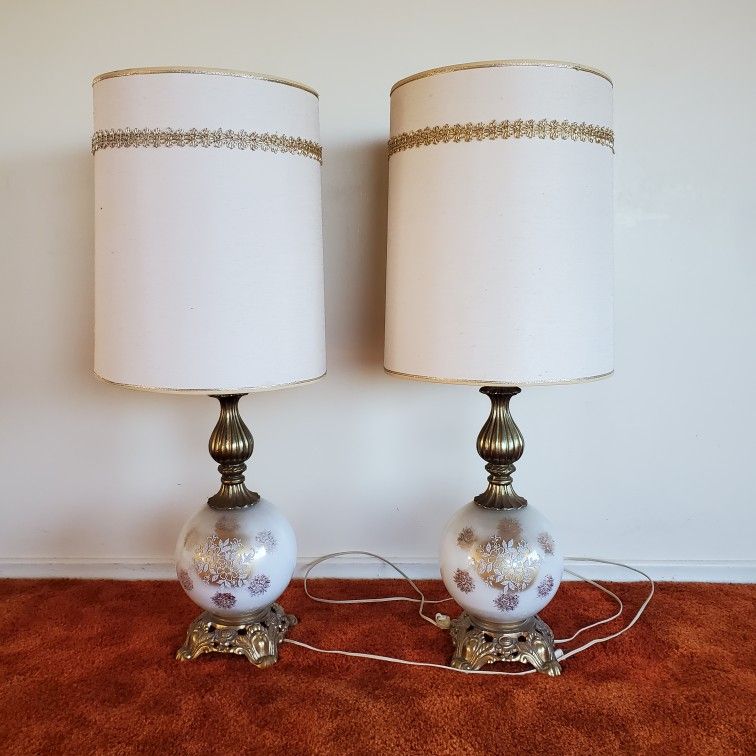 Two Totally Cool Mid-century Table Lamps!