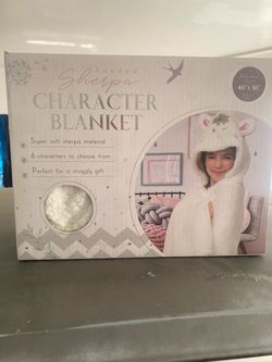 Unicorn hooded blanket