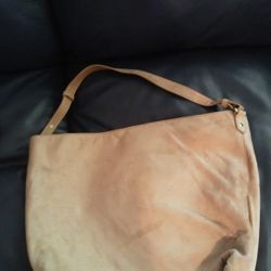 Old Navy Beige Suede purse