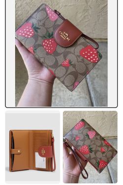 Coach Strawberry Wallet