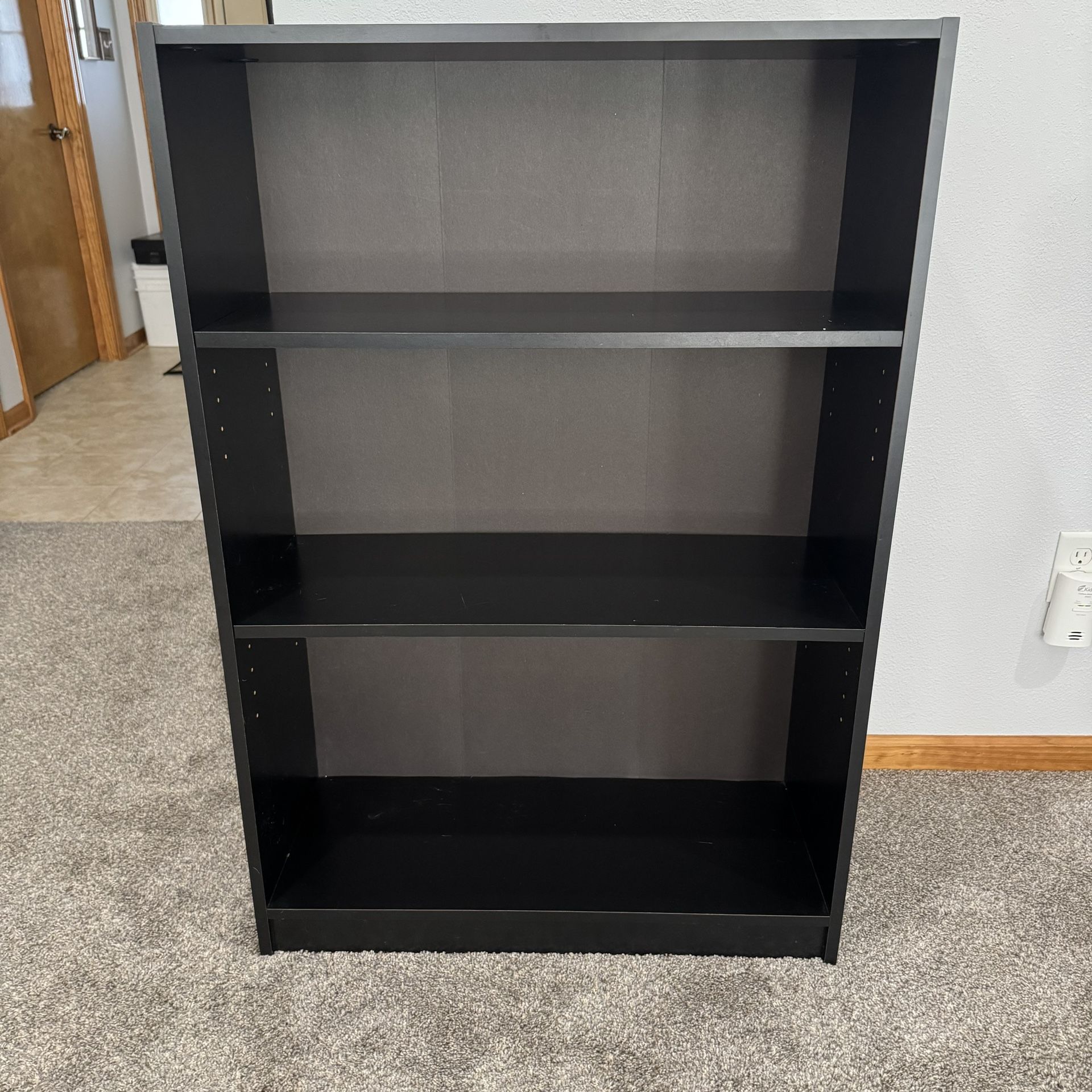 Black Adjustable Bookcase