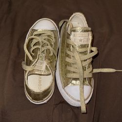 Gold Glitter Converse 
