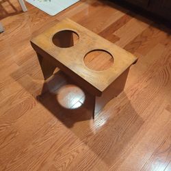 Tall Homemade Dog Bowl Holder (Bowls Not Included)