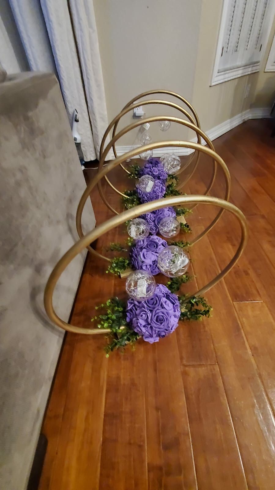 Purple LOVE Centerpieces!