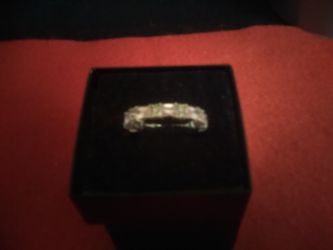 Pink Topaz Eternity Ring